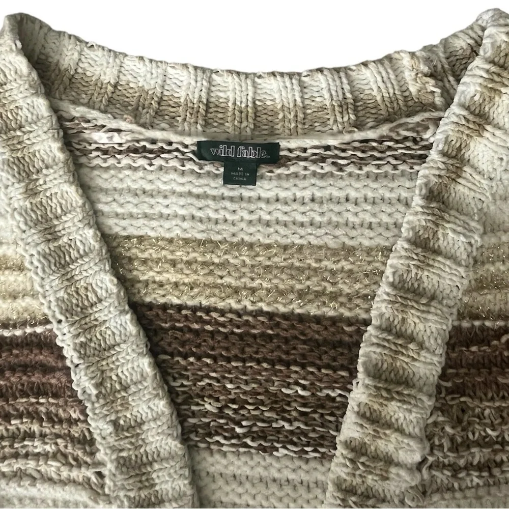 🩵Wild Fable Cropped Cardigan - Size Women’s Medium - Picture 4 of 7